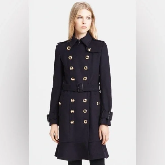 Burberry Littleton wool trench coat - Picture 4 of 9
